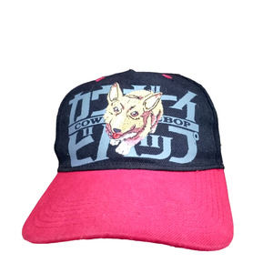 Cowboy Bebop woman's snapback black and red cap